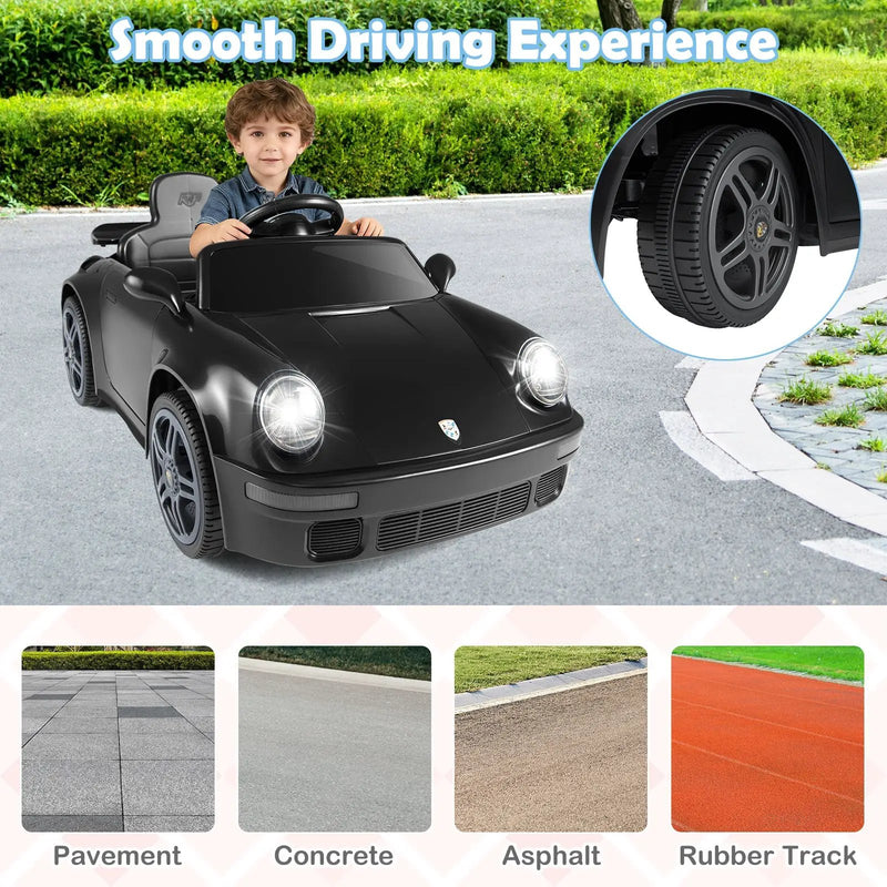 12V Electric Ride On Car Licensed RUF CTR with Remote Control and Music by DirectDeals