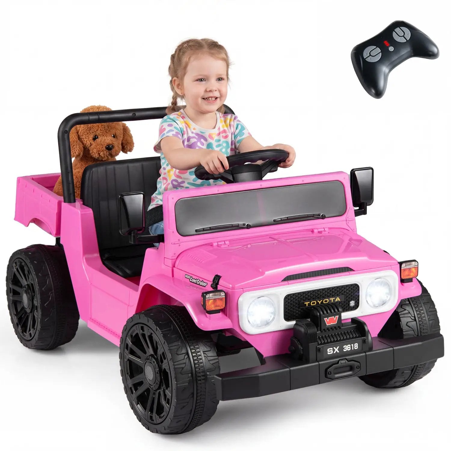 12V Electric Ride On Truck with Dump Bed and Remote Control by DirectDeals