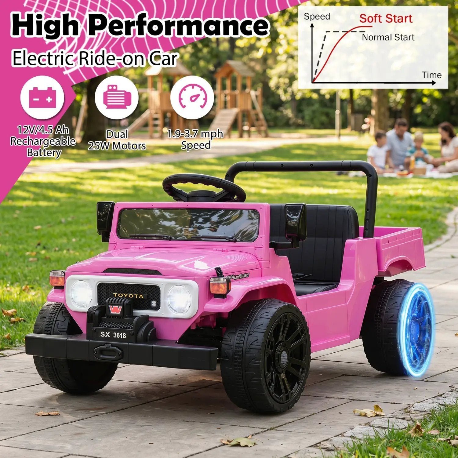 12V Electric Ride On Truck with Dump Bed and Remote Control by DirectDeals