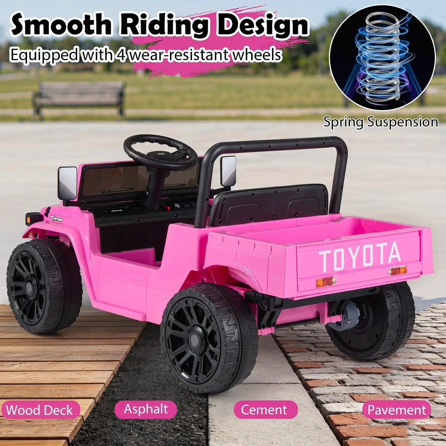 12V Electric Ride On Truck with Dump Bed and Remote Control by DirectDeals