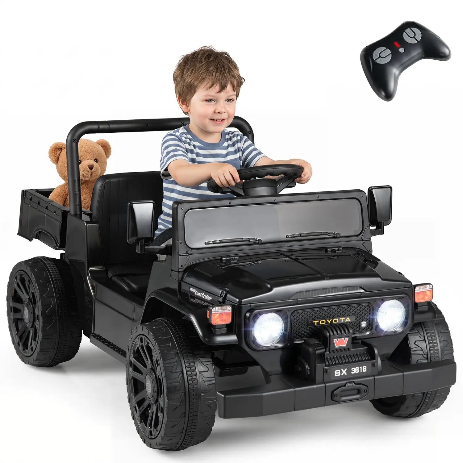 12V Electric Ride On Truck with Dump Bed and Remote Control by DirectDeals