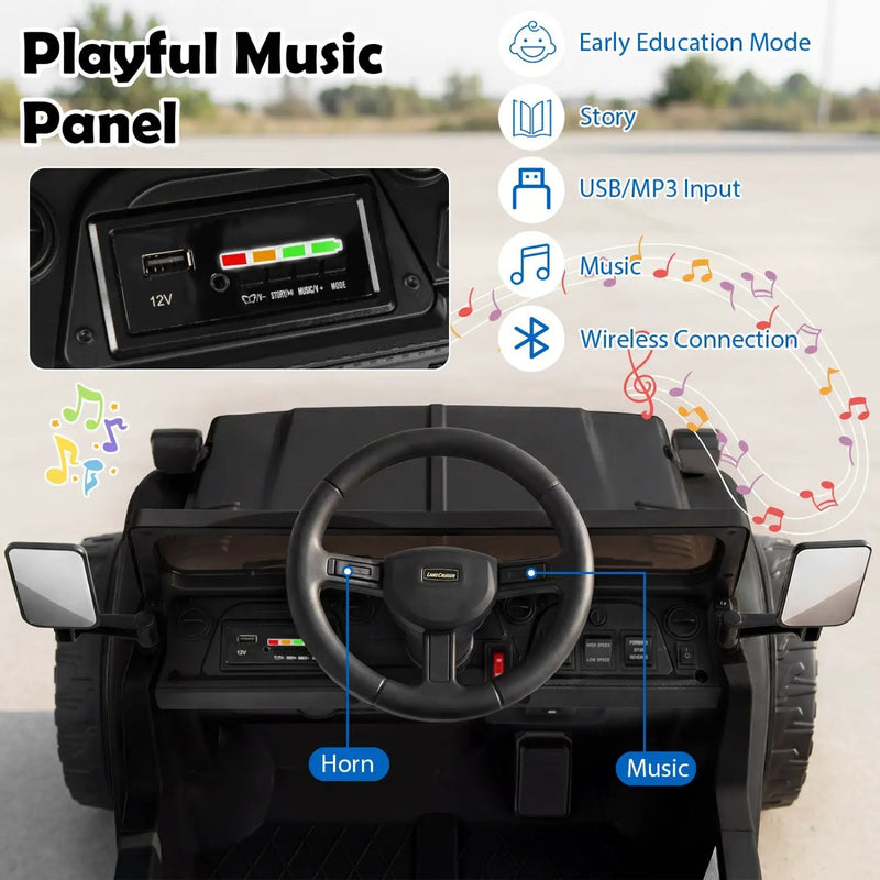 12V Electric Ride On Truck with Dump Bed and Remote Control by DirectDeals