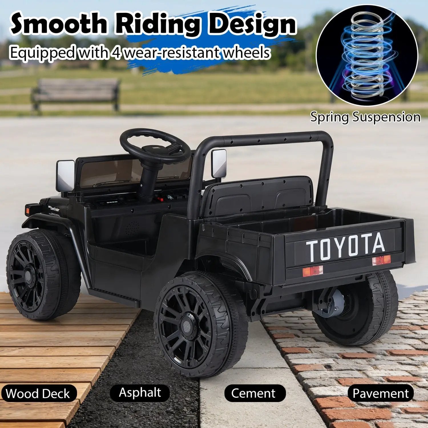 12V Electric Ride On Truck with Dump Bed and Remote Control by DirectDeals
