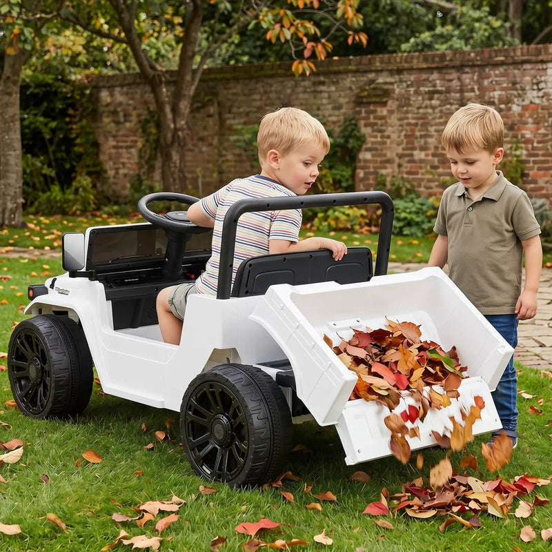 12V Electric Ride On Truck with Dump Bed and Remote Control by DirectDeals