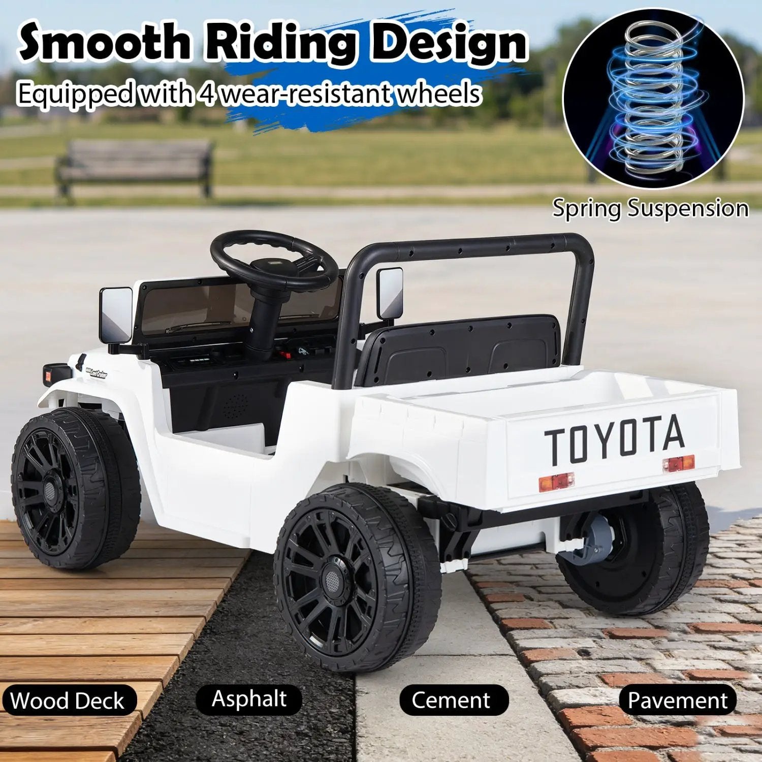 12V Electric Ride On Truck with Dump Bed and Remote Control by DirectDeals