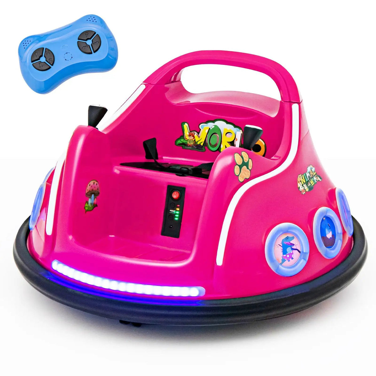 12V Electric Ride On Car with Remote Control and Flashing LED Lights, photo 9 of 10