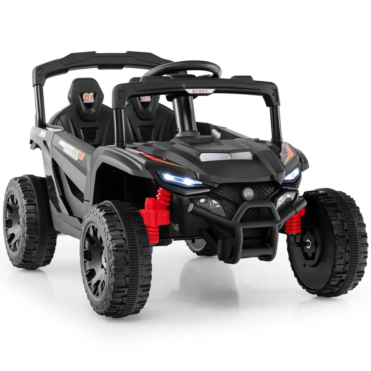 12V Kids Ride On Car UTV Electric Vehicle with LED Lights Music and Horn, photo 8 of 24