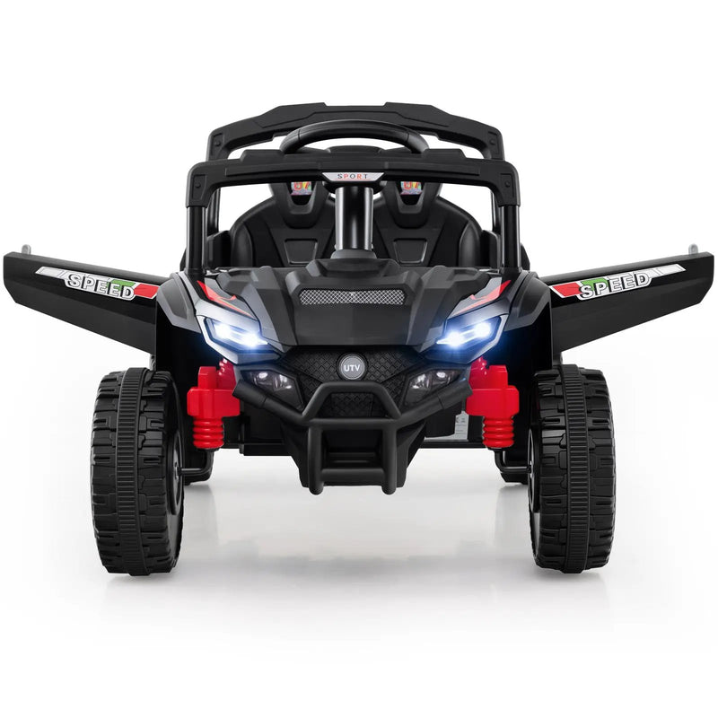 12V Kids Ride On Car UTV Electric Vehicle with LED Lights Music and Horn by DirectDeals