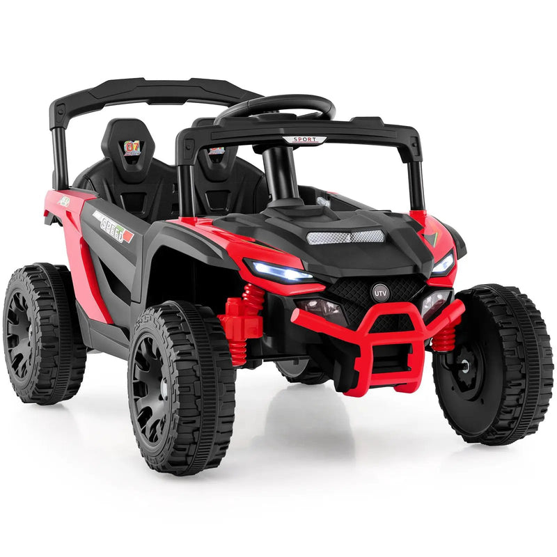 12V Kids Ride On Car UTV Electric Vehicle with LED Lights Music and Horn by DirectDeals