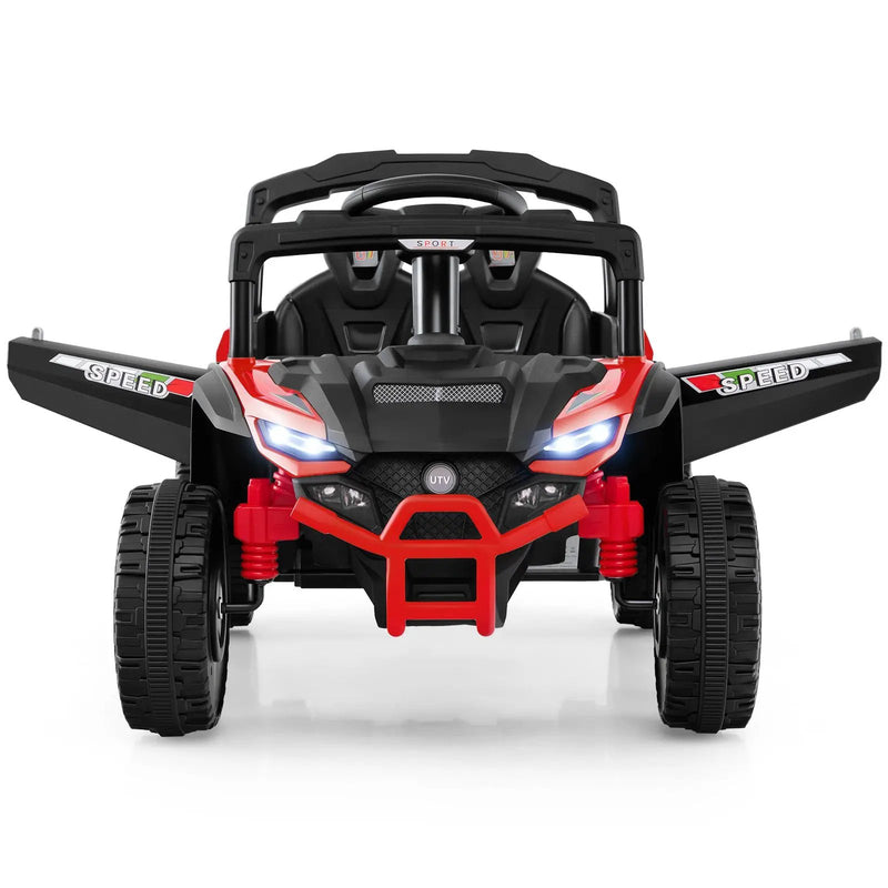 12V Kids Ride On Car UTV Electric Vehicle with LED Lights Music and Horn by DirectDeals