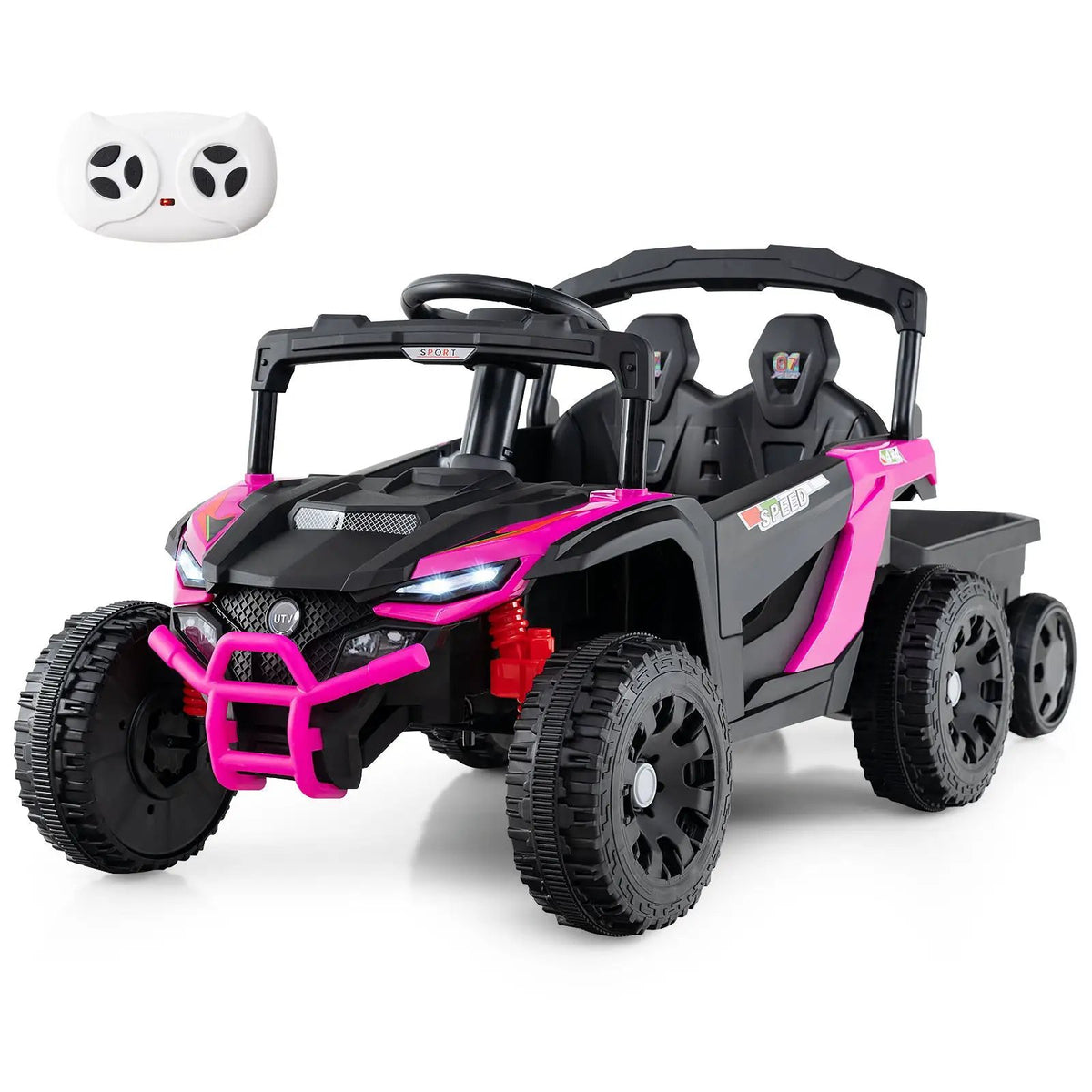 12V Battery Powered Ride On Tractor with Parent Remote Control, photo 3 of 24