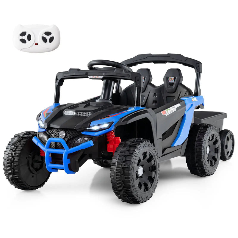 12V Battery Powered Ride On Tractor with Parent Remote Control by DirectDeals