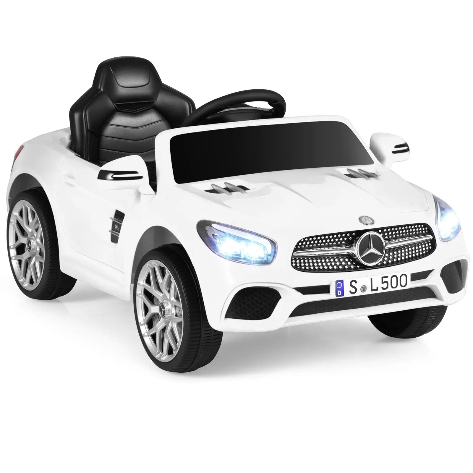 12V Kids Ride on Car Licensed Mercedes-Benz with Remote and Music by DirectDeals