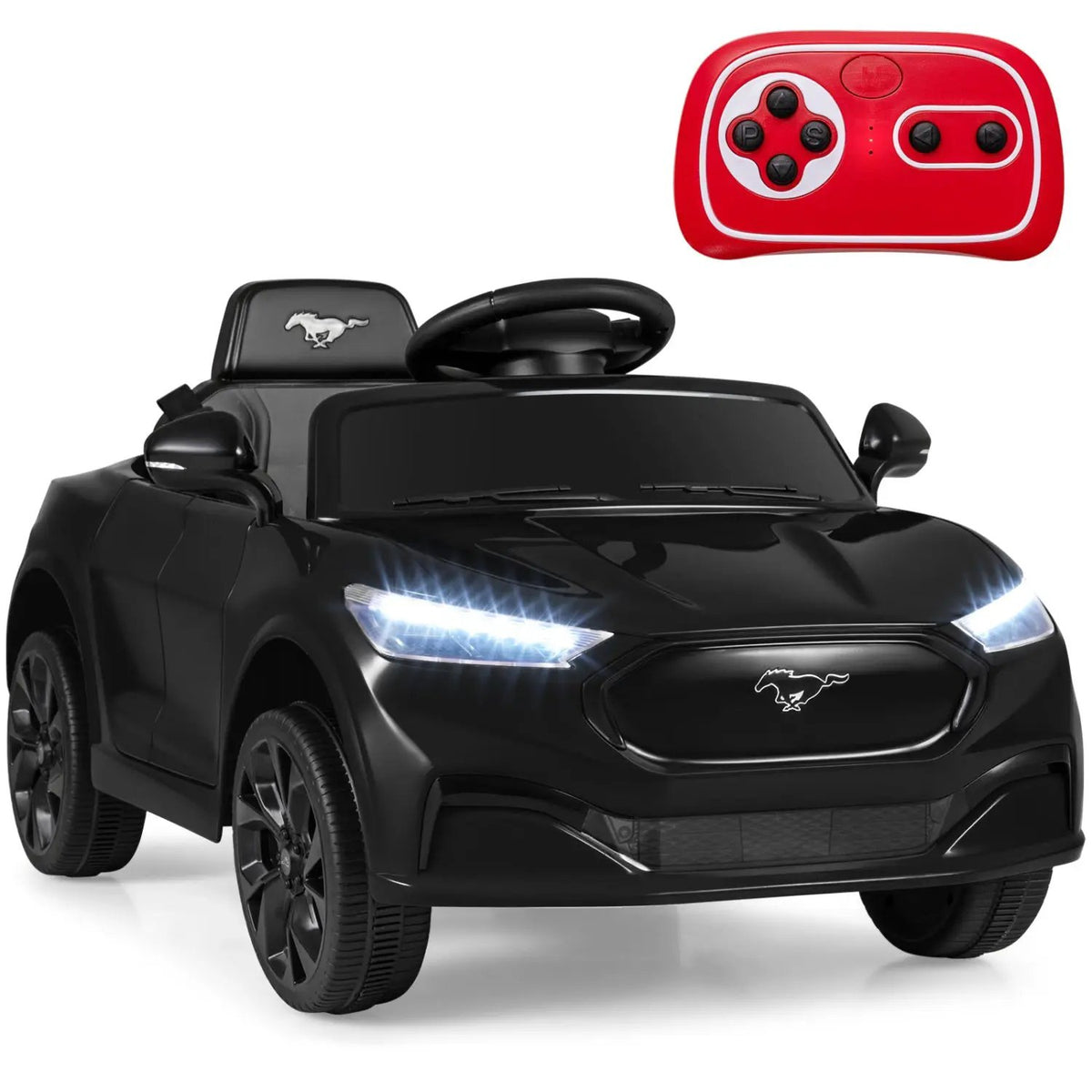 12V Kids Ride on Car Licensed Ford Mach E with Parent Control and Horn, photo 7 of 32