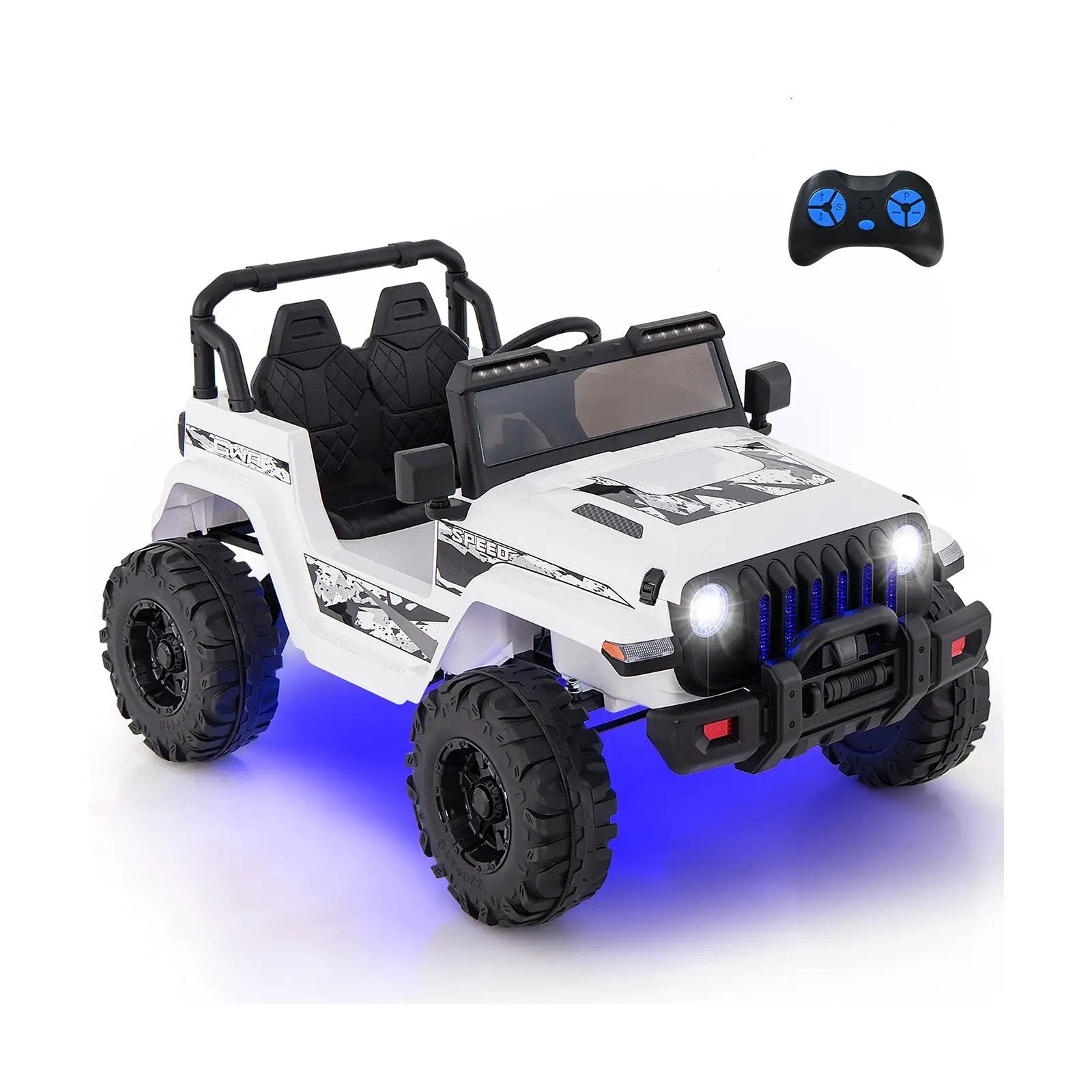 12V Kids Ride-on Jeep Car with 2.4 G Remote Control by DirectDeals