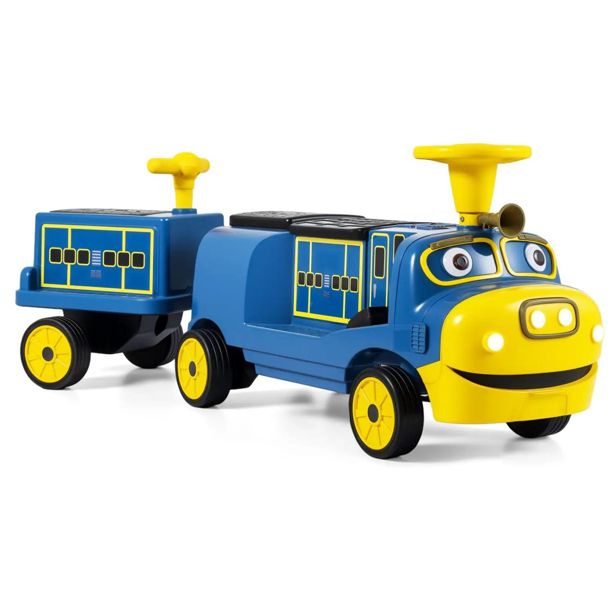 12V Kids Ride-On Train 3-Seater with Detachable Carriage, photo 3 of 16