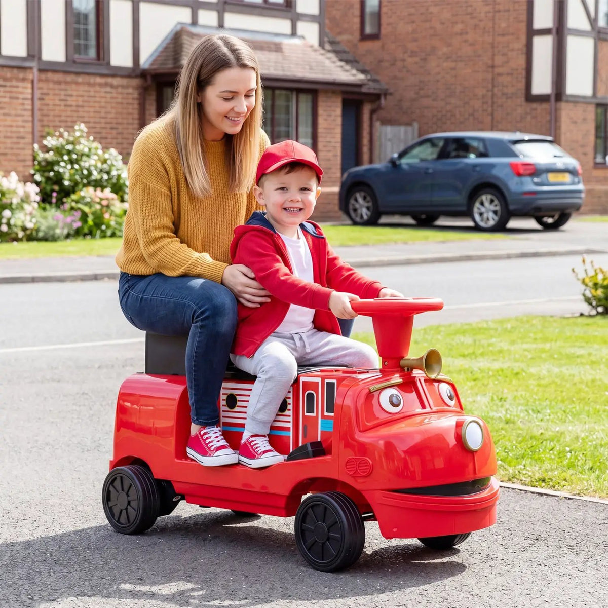 12V Kids Ride-On Train 3-Seater with Detachable Carriage, photo 10 of 16