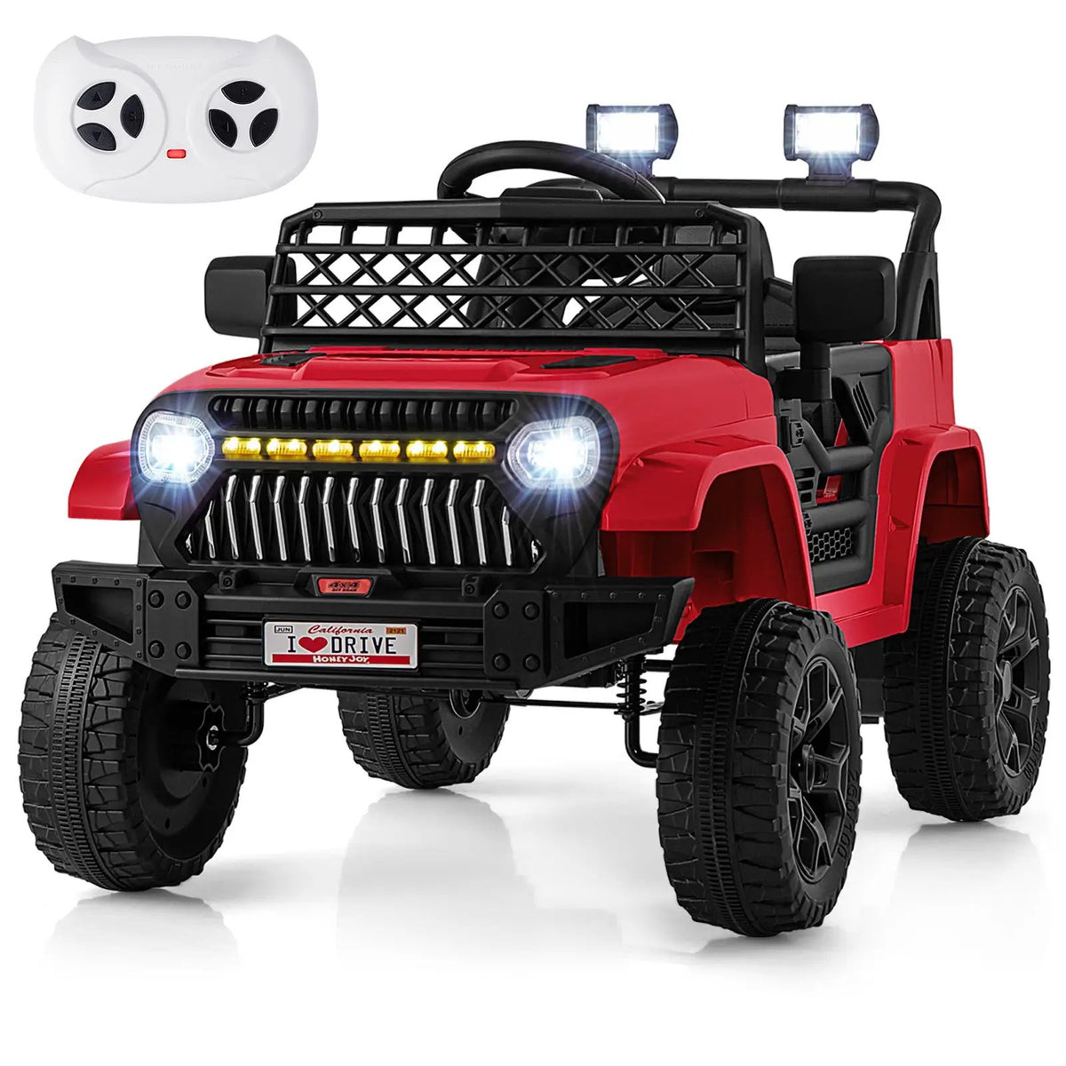 12V Kids Ride on Truck Car with Parental Remote and Music Player, photo 11 of 12