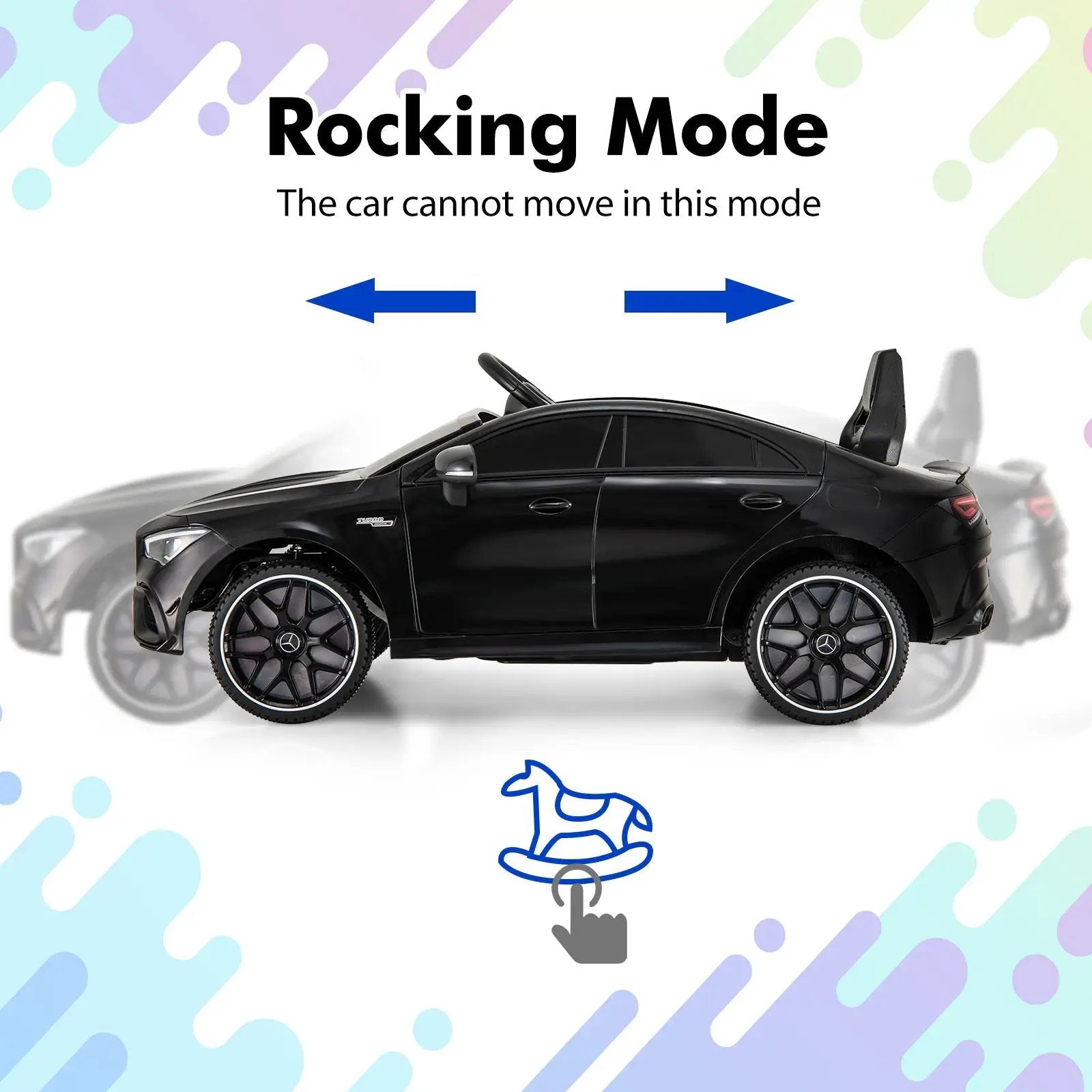 12V Kids Ride on Car Mercedes-Benz AMG CLA 45 with Remote by DirectDeals