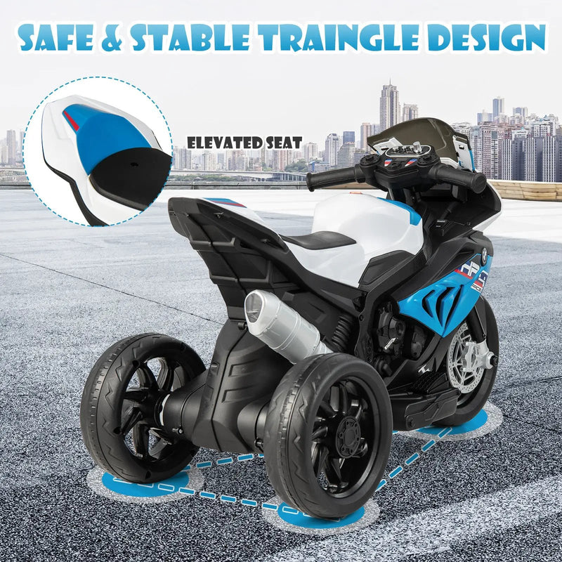 12V Licensed BMW Kids Motorcycle Ride-On Toy for 37-96 Months Old Kids by DirectDeals