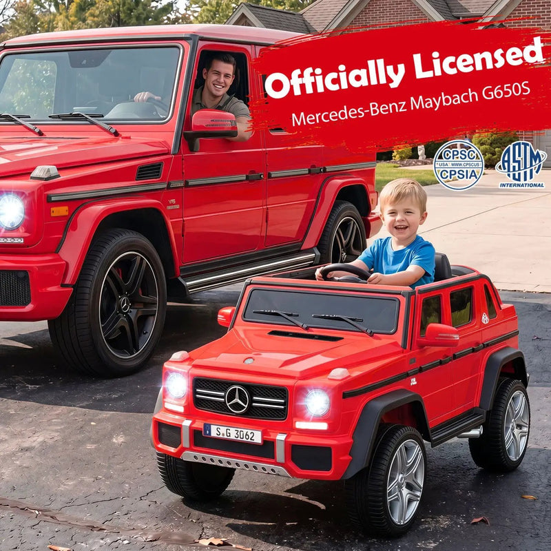 12V Mercedes-Benz Kids Ride-On Car with Remote Control by DirectDeals