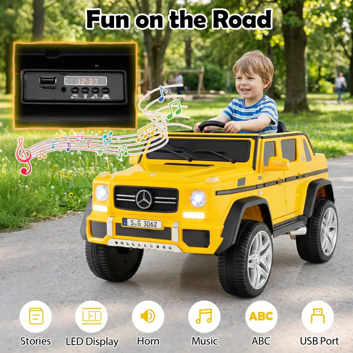 12V Mercedes-Benz Kids Ride-On Car with Remote Control, photo 15 of 16