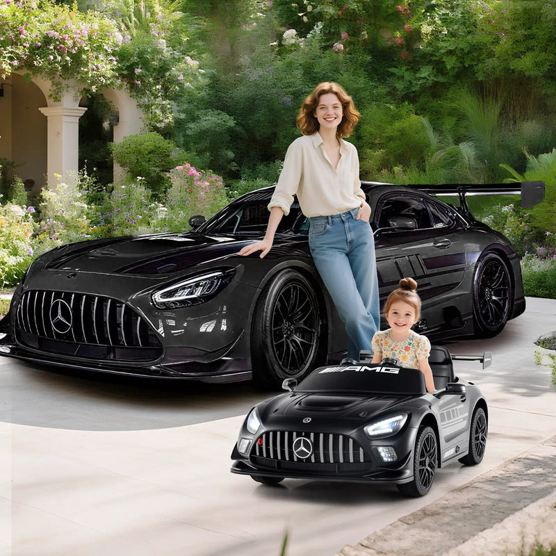 12V Kids Ride-On Car Mercedes-AMG GT3 Licensed with Adjustable Speed by DirectDeals