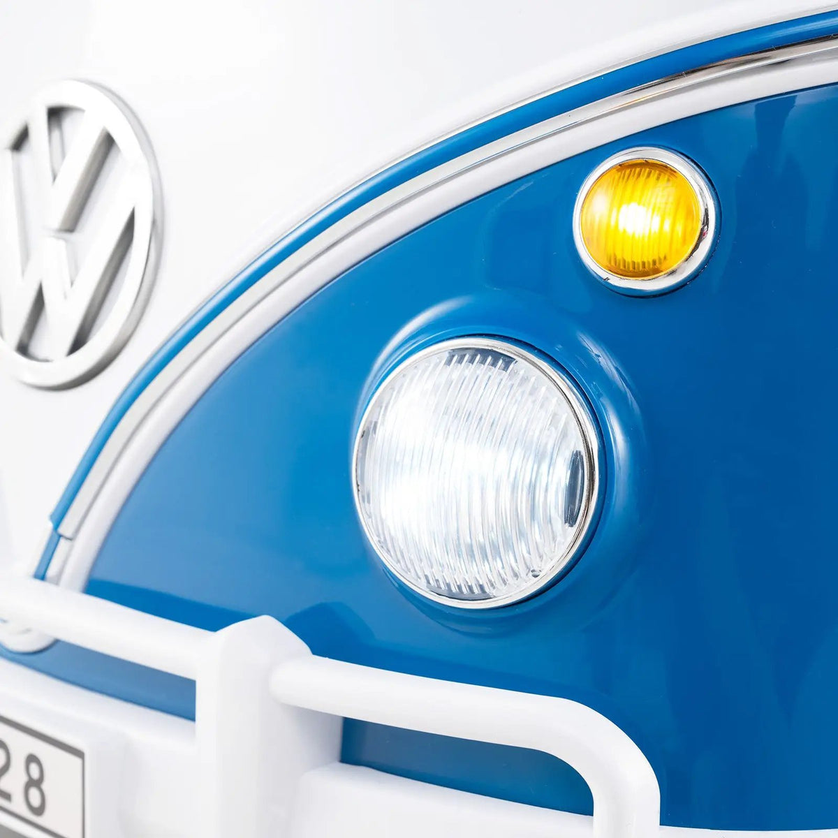 12V Ride On Car Licensed Volkswagen Ride-on Bus with Cup Holder and LED Headlights for 3+ Years Old, photo 12 of 16