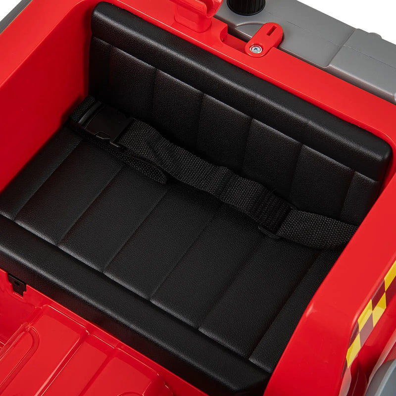12V Ride on Fire Truck Powered Car with Water Gun and Interphone-Red by DirectDeals