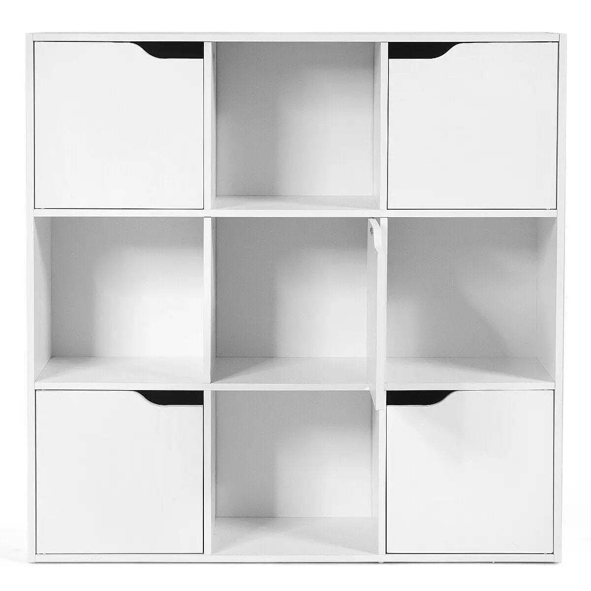 9-Cube Wooden Freestanding Bookcase for Home and Office, photo 8 of 16