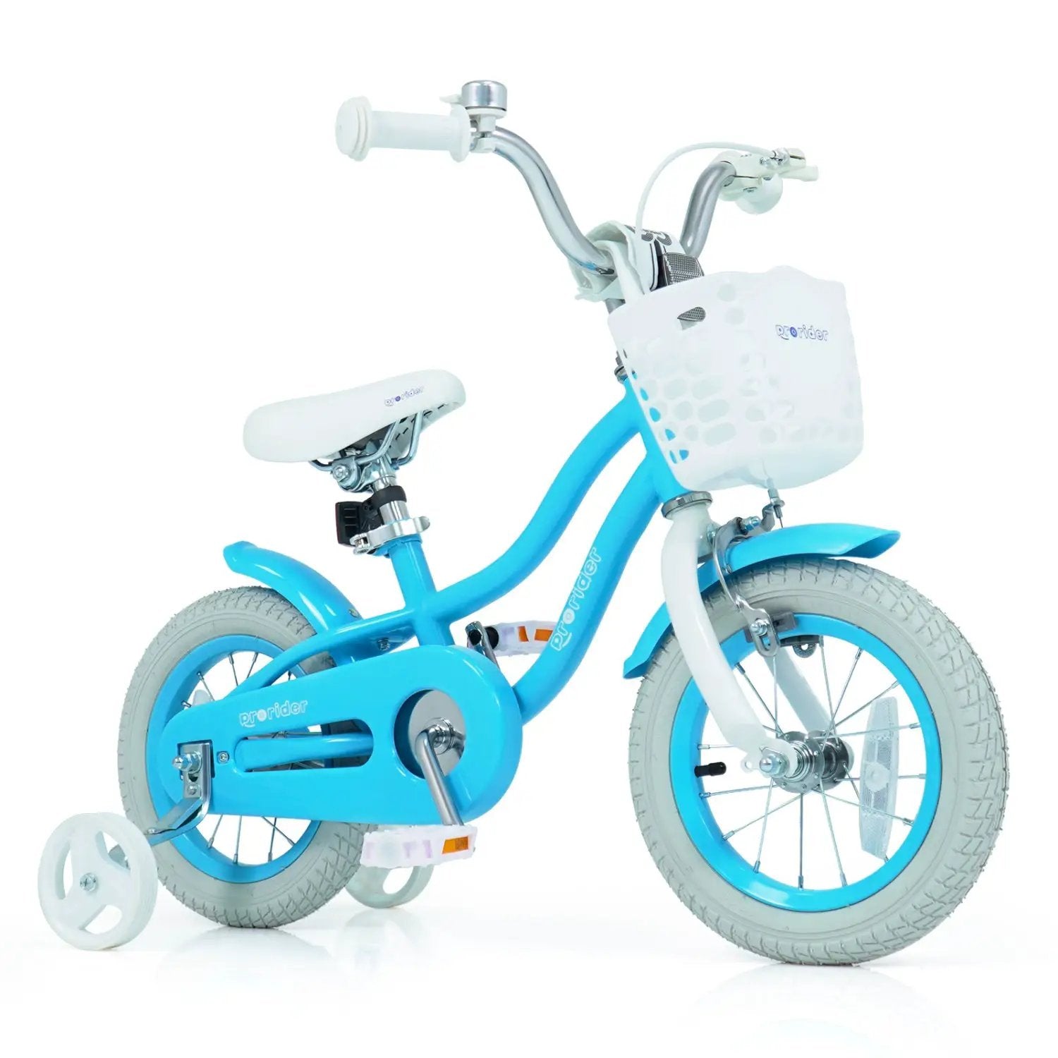 Kids Bike 12 Inch with Training Wheels and Adjustable Seat by DirectDeals