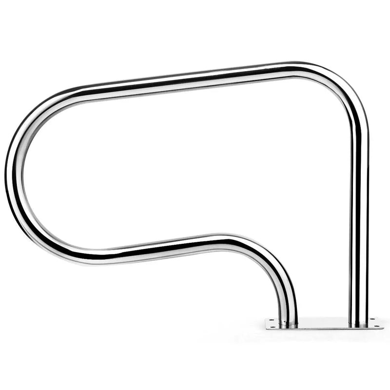 Stainless Steel Swimming Pool Hand Rail with Base Plate by DirectDeals