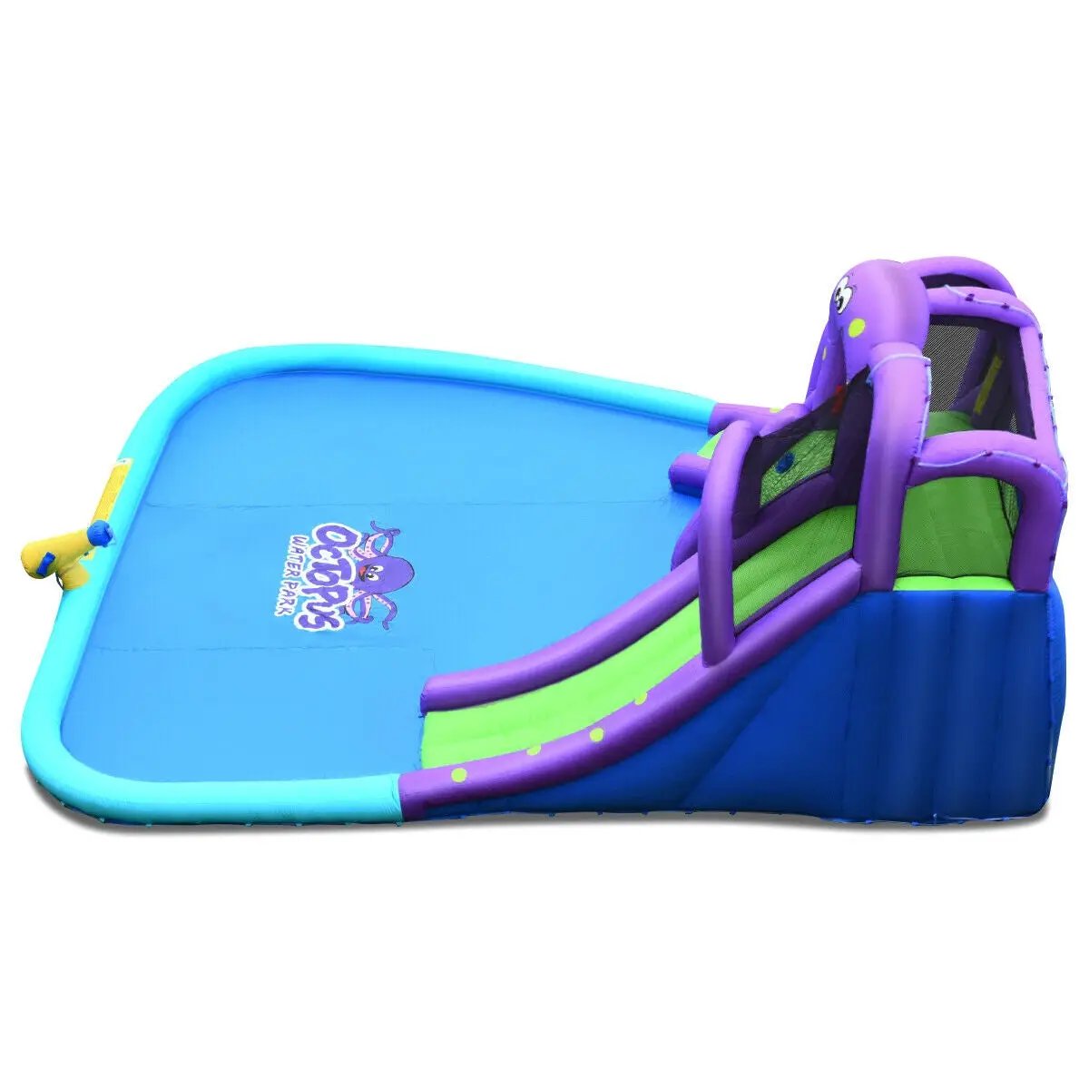 Inflatable Water and Sand Park Mighty Bounce House with Large Pool by DirectDeals