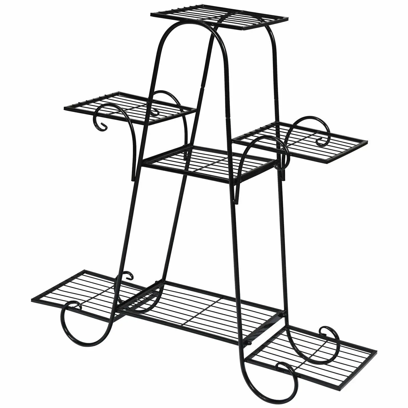 7 Tier Metal Patio Plant Stand by DirectDeals