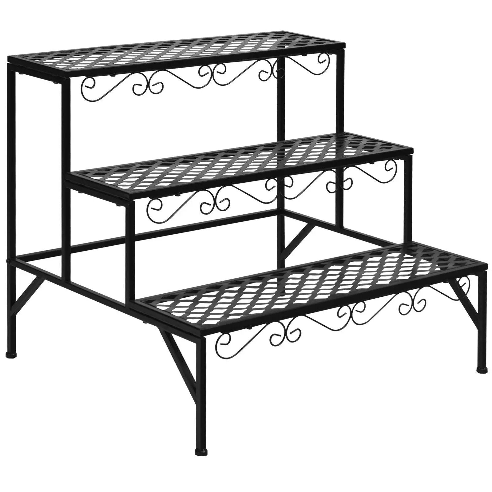 3 Tiers Metal Decorative Plant Stand by DirectDeals