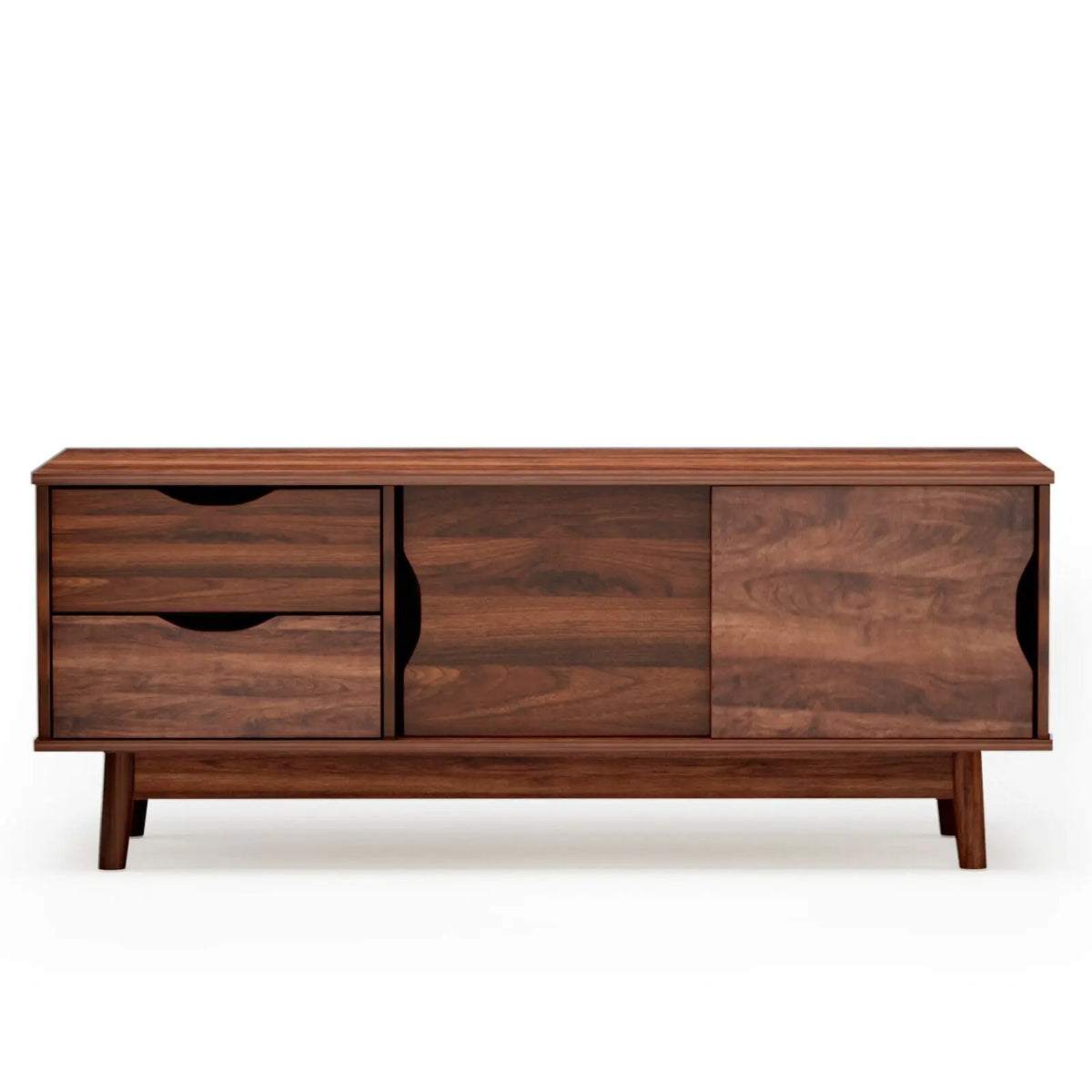 TV Stand for TV up to 60 Inch Media Console Table Storage with Doors, photo 4 of 16