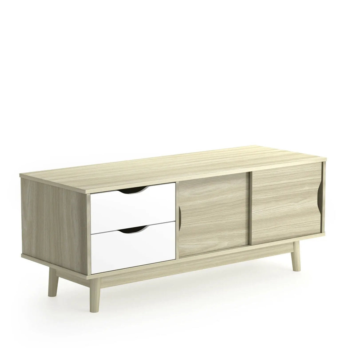 TV Stand for TV up to 60 Inch Media Console Table Storage with Doors, photo 11 of 16