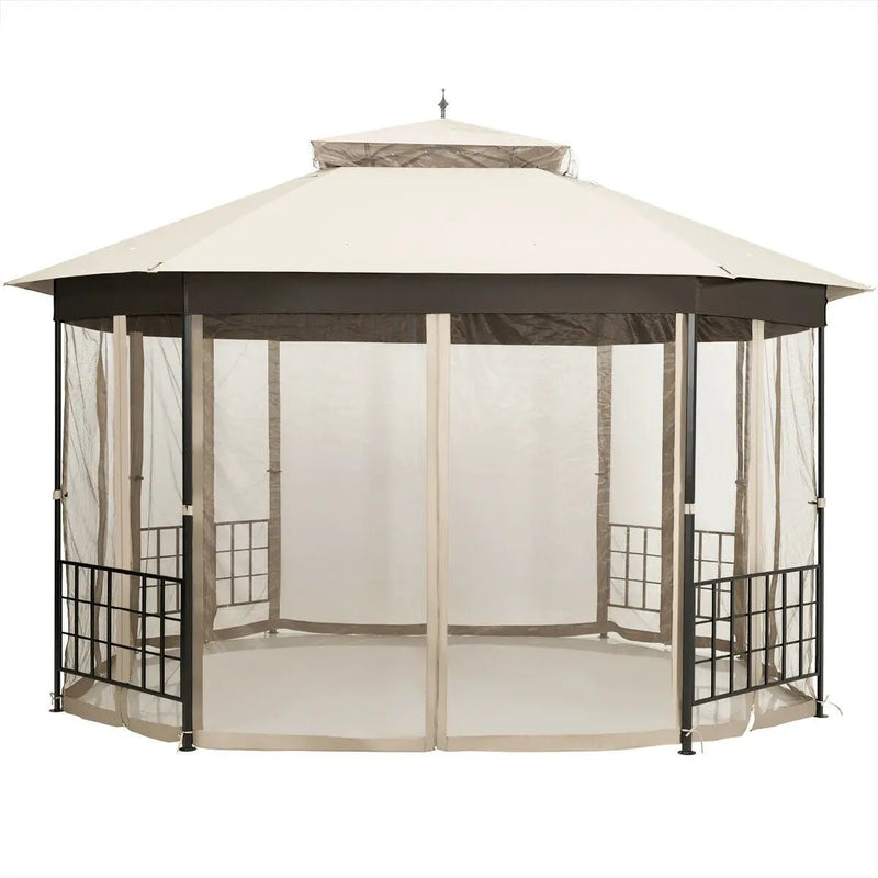 10’x 12’ Octagonal Patio Gazebo by DirectDeals