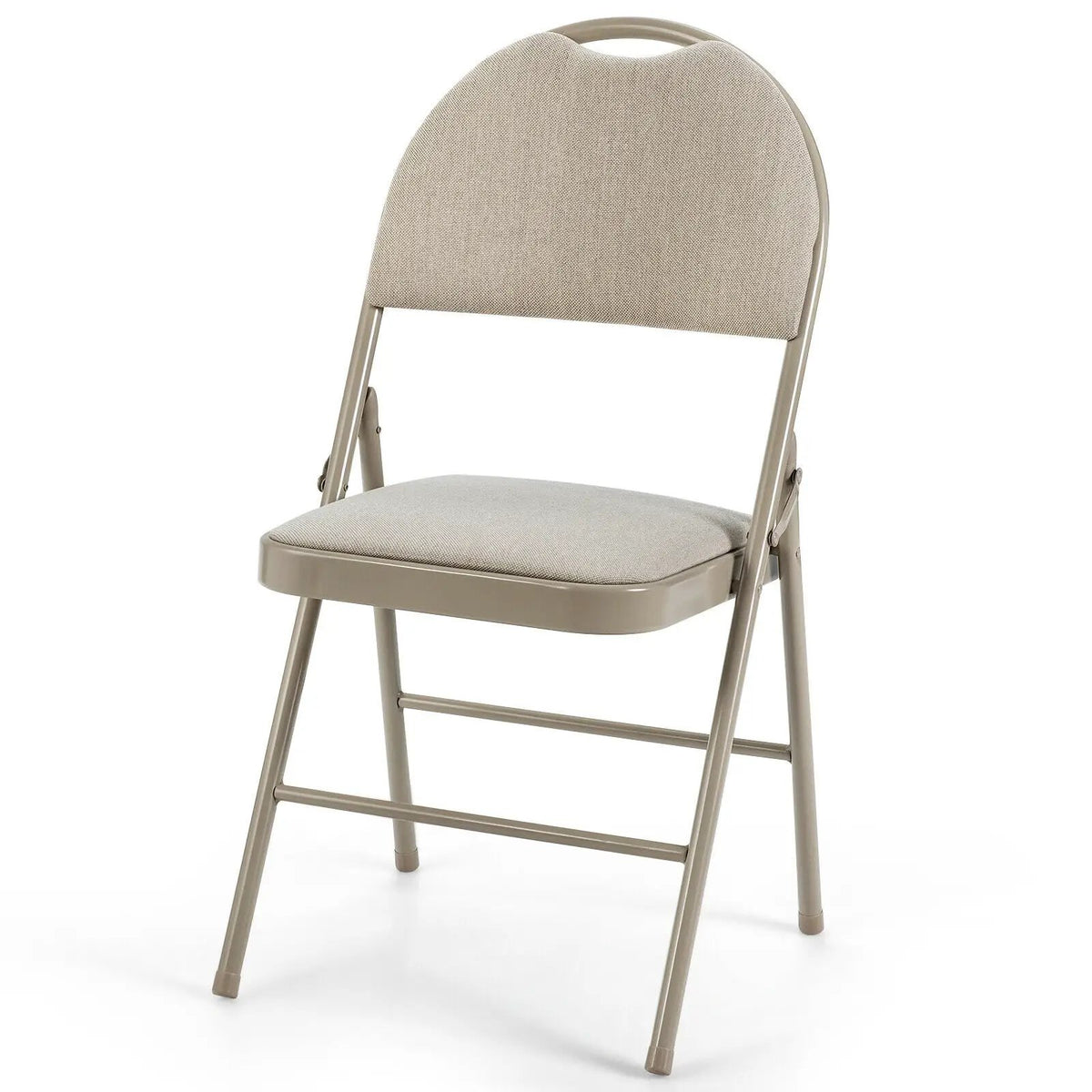 Set of 6 Folding Fabric Upholstered Metal Chairs, photo 3 of 16