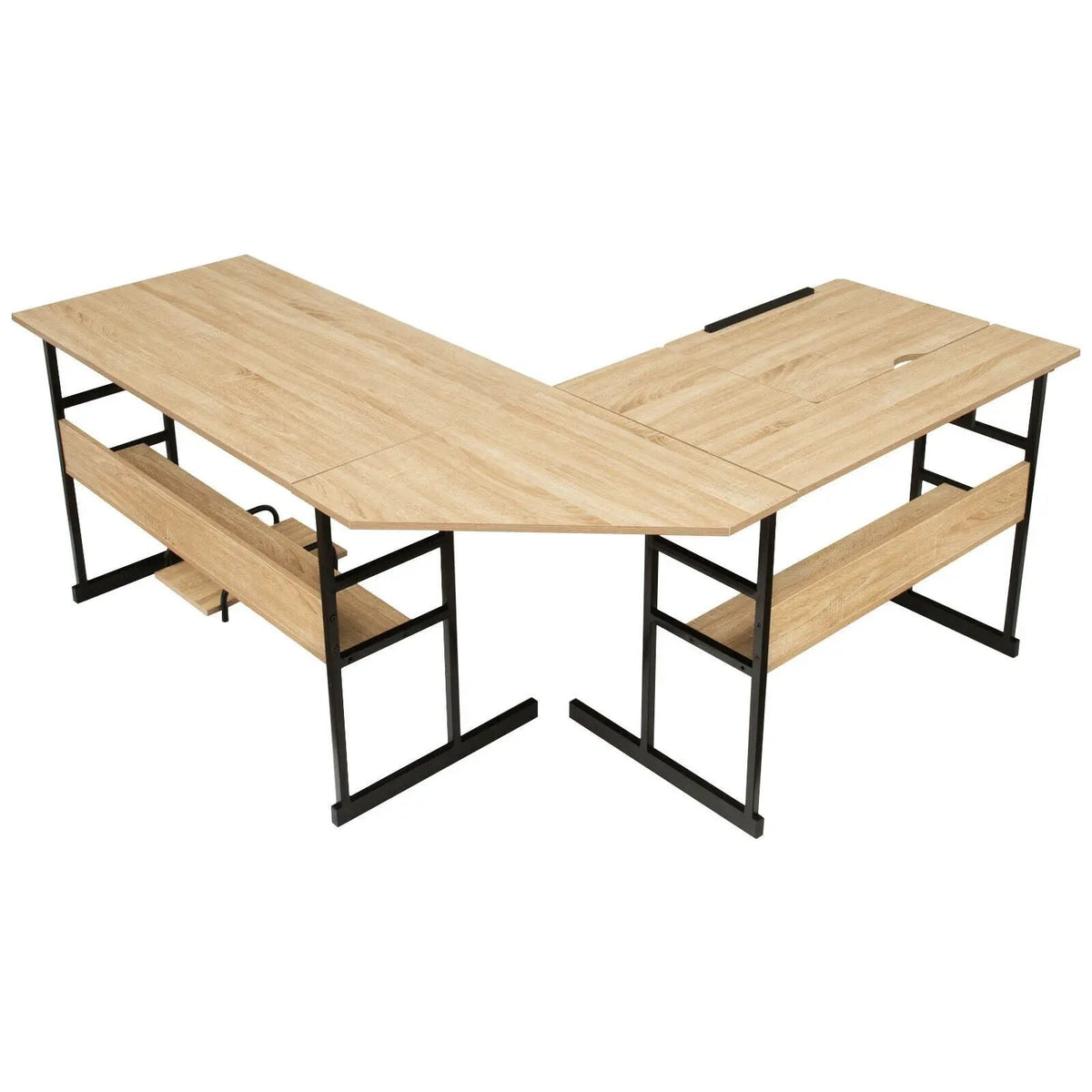 L-Shaped Computer Desk with Tiltable Tabletop, photo 21 of 32