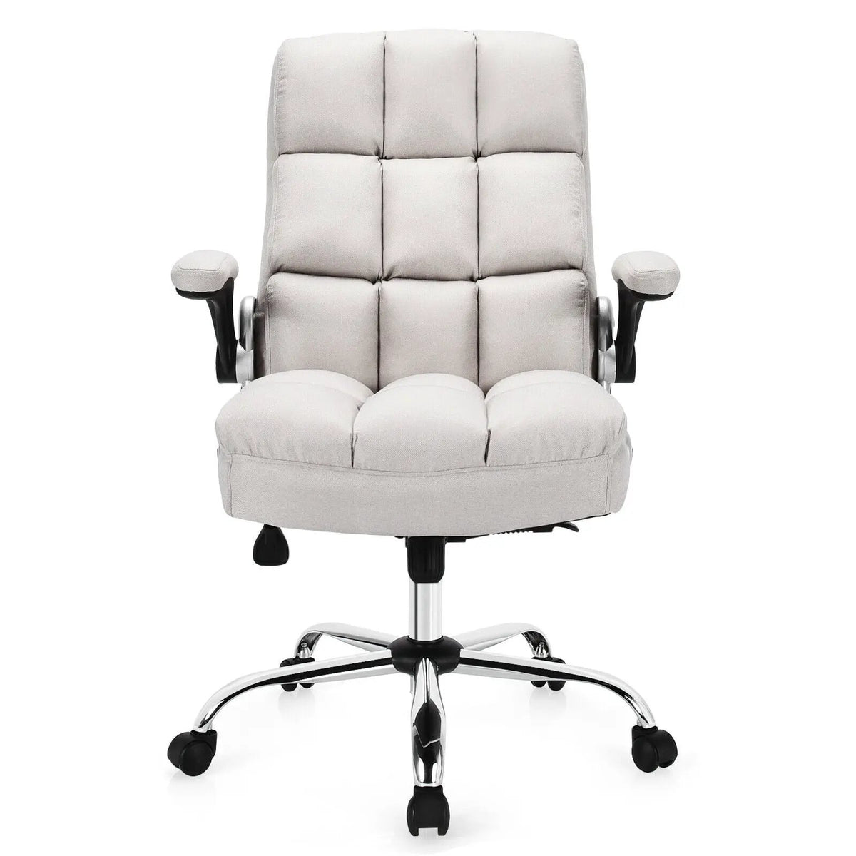 Adjustable Swivel Office Chair with High Back and Flip-up Arm for Home and Office, photo 8 of 10