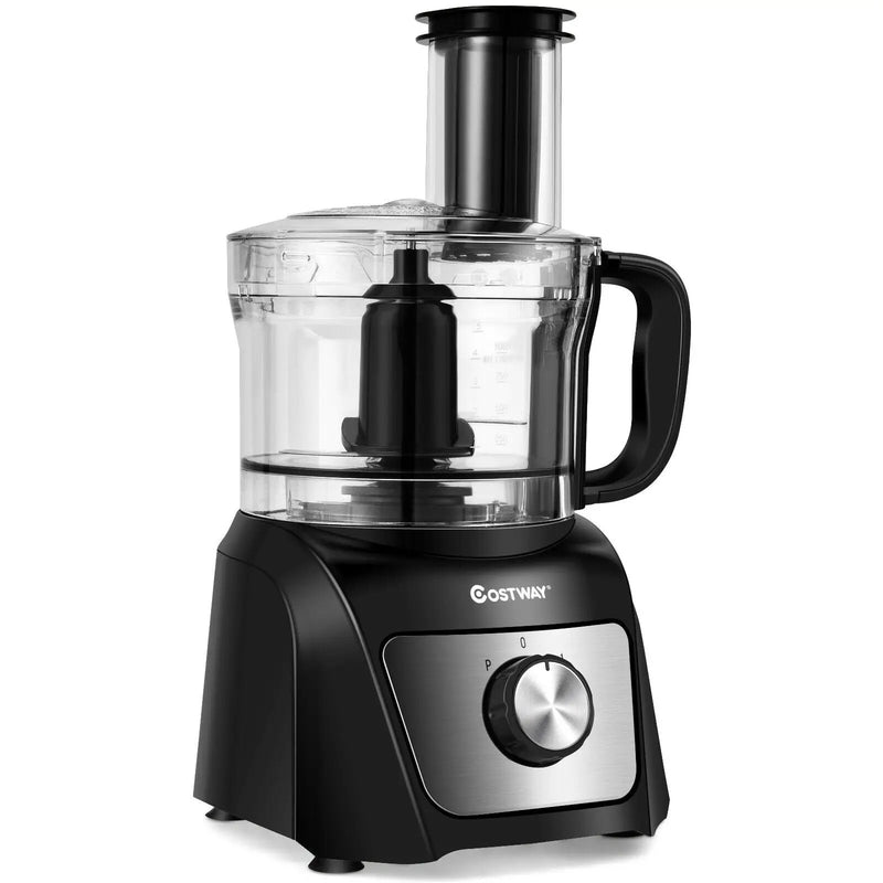 8 Cup Food Processor 500W Variable Speed Blender Chopper with 3 Blades by DirectDeals