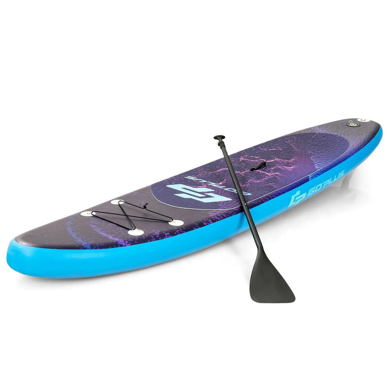 11 Feet Inflatable Stand Up Paddle Board Surfboard with Bag Aluminum Paddle Pump by DirectDeals