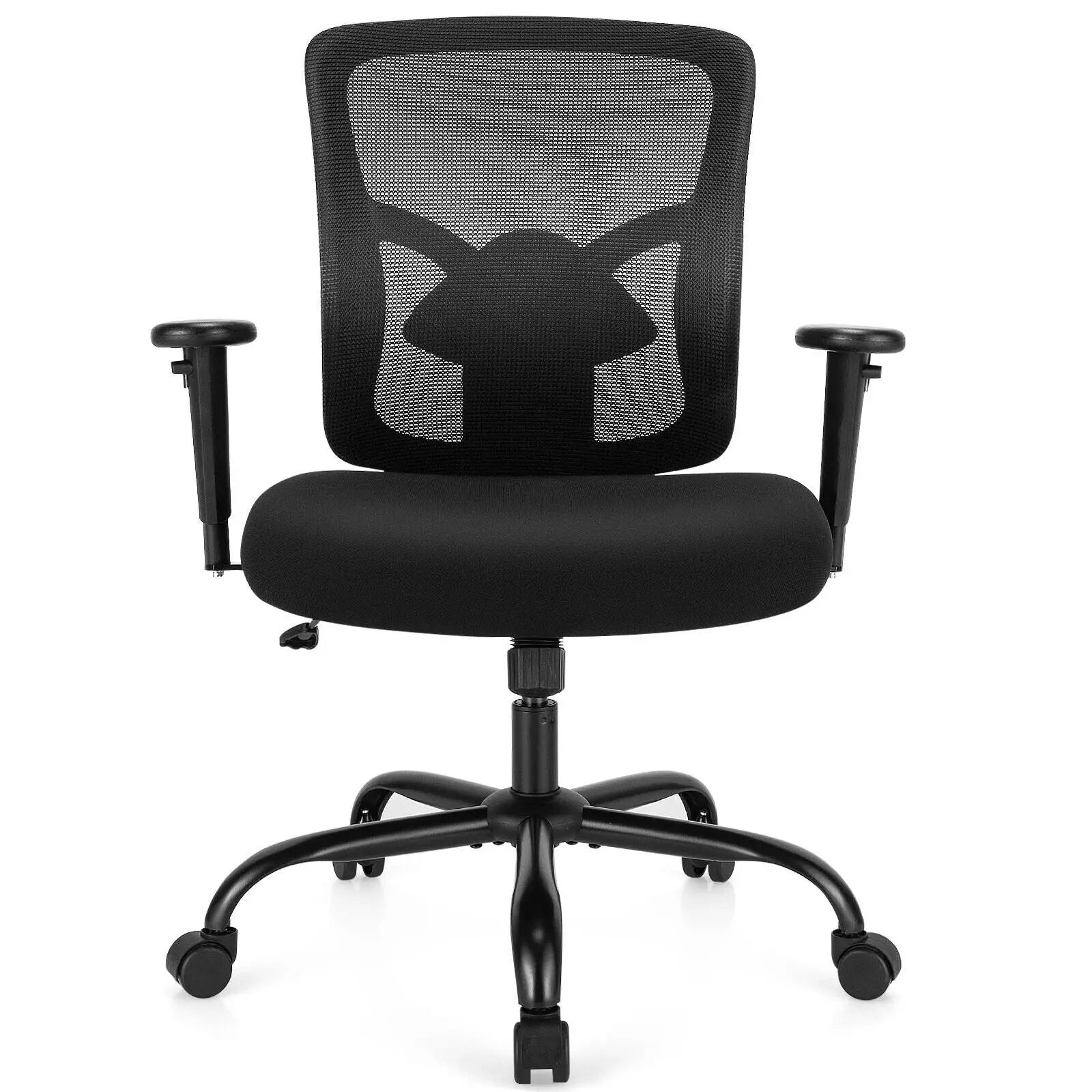 400LBS Mesh Big and Tall Office Chair Swivel Task Chair by DirectDeals