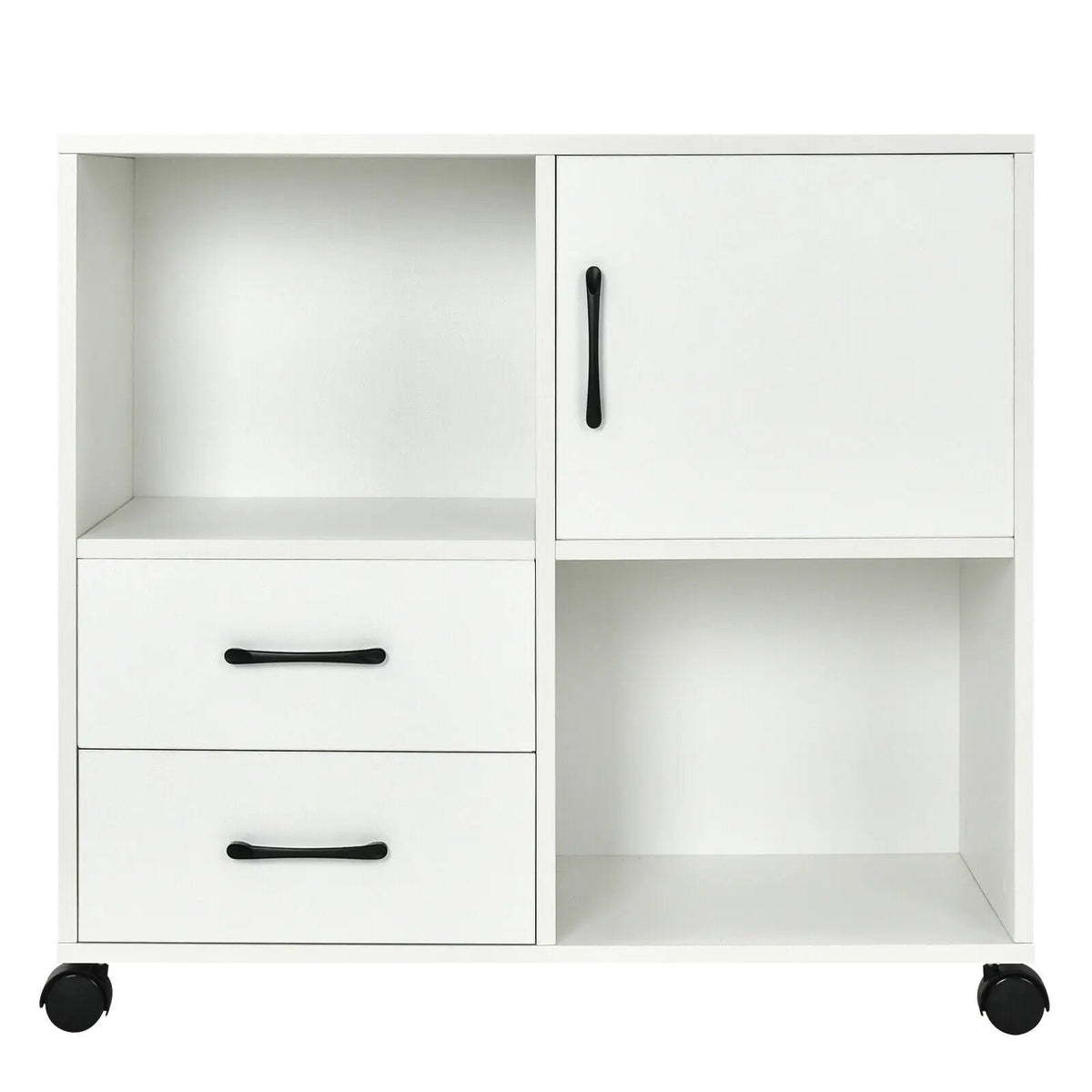 Mobile File Cabinet with Lateral Printer Stand and Storage Shelves, photo 4 of 16