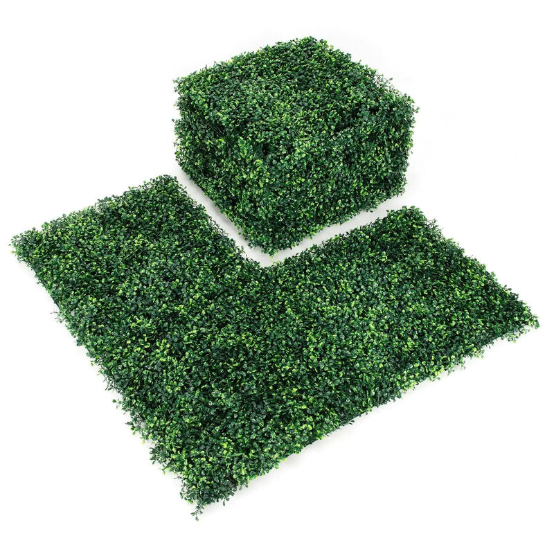 12 Pieces Artificial Boxwood Panels for Wedding Decor Fence Backdrop by DirectDeals