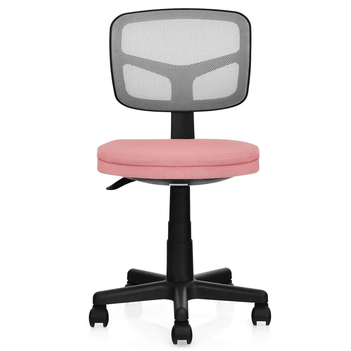 Armless Computer Chair with Height Adjustment and Breathable Mesh for Home Office, photo 36 of 40