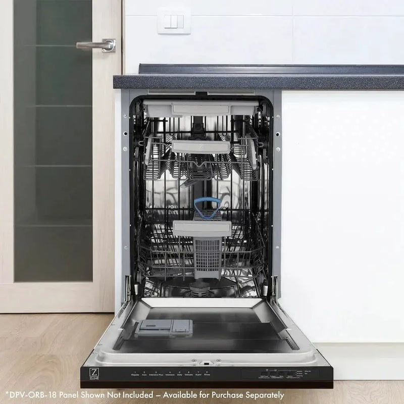 ZLINE Autograph 18" Dishwasher Stainless, Champagne Bronze DWVZ-18-CB by Farmhouse Kitchen and Bath