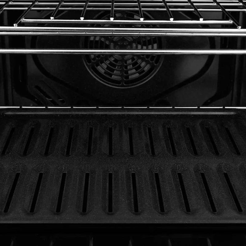 ZLINE 30"Professional True Convection Double Wall Oven, Air Fry, Self Clean Black Stainless Steel, Champagne Bronze WADBZ-30-CB by Farmhouse Kitchen and Bath