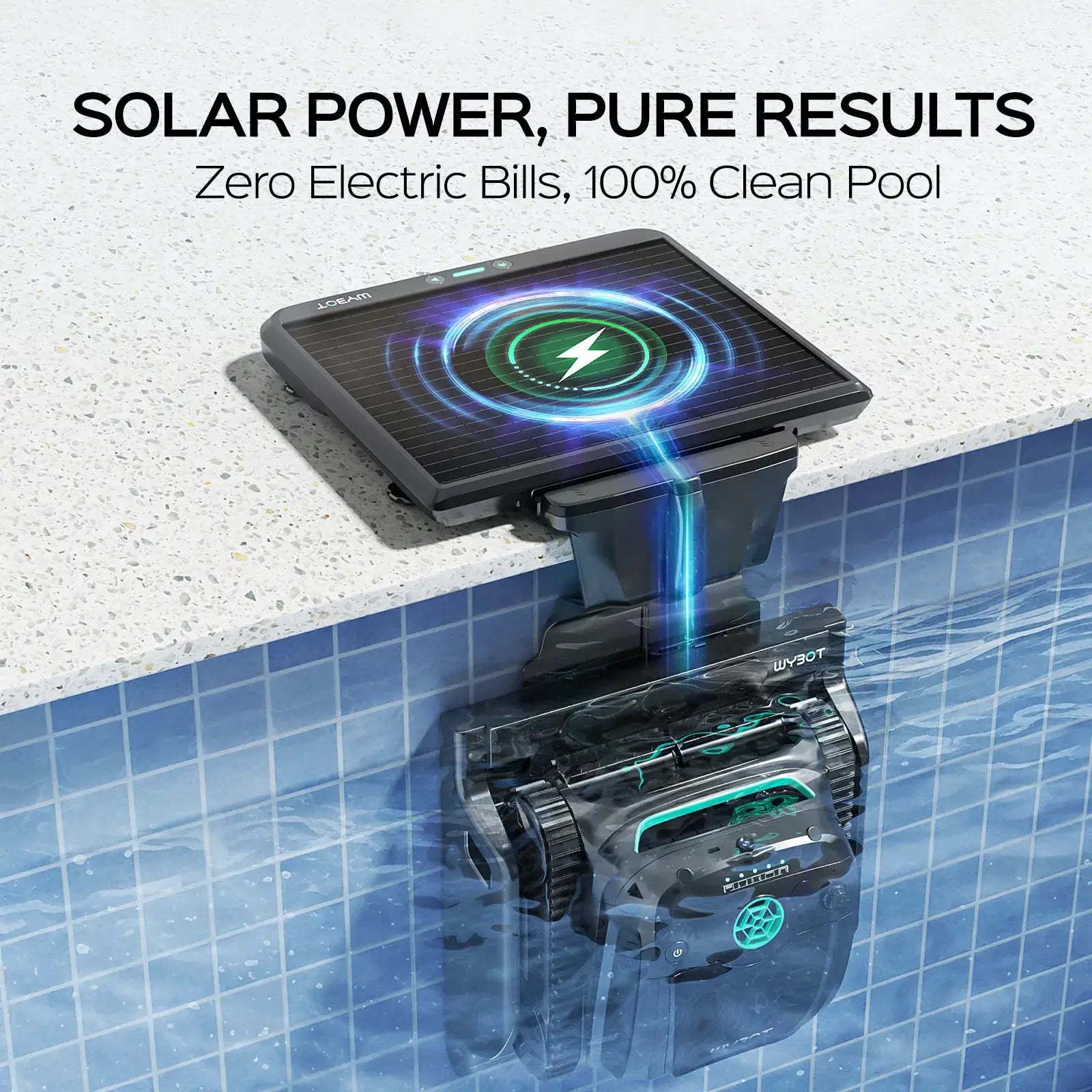 WYBOT Full Pool Solution Bundle-S2 Solar Vison & F1 by WYBOT
